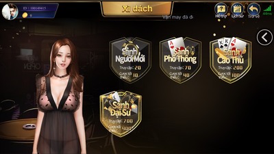 Sảnh đánh bài xì dách