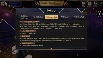 Luật chơi ngầu hầm xem bài