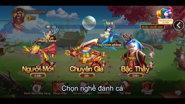 Phòng bắn cá Three Kingdoms
