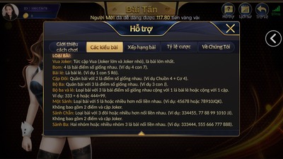 Các lá bài tấn cơ bản