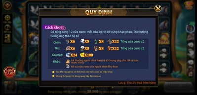 Luật chơi quay thú EE88