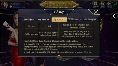 Tính thưởng đỏ vs đen EE88 