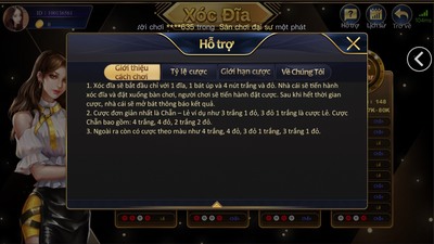 Luật chơi xóc đĩa cơ bản 