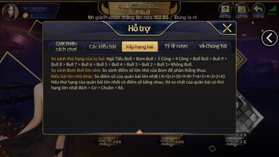 Thứ tự bài địa chủ EE88