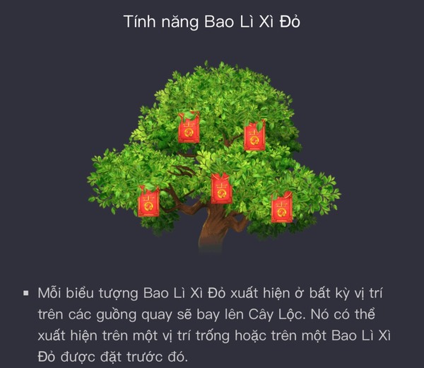 Bao lì xì đỏ cây tiền EE88