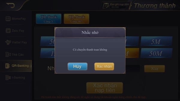 Nạp tiền QR-Banking EE88