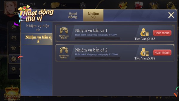 Nhiệm vụ bắn cá ee88