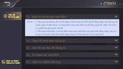 Lấy lại mật khẩu game EE88